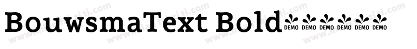 BouwsmaText Bold字体转换